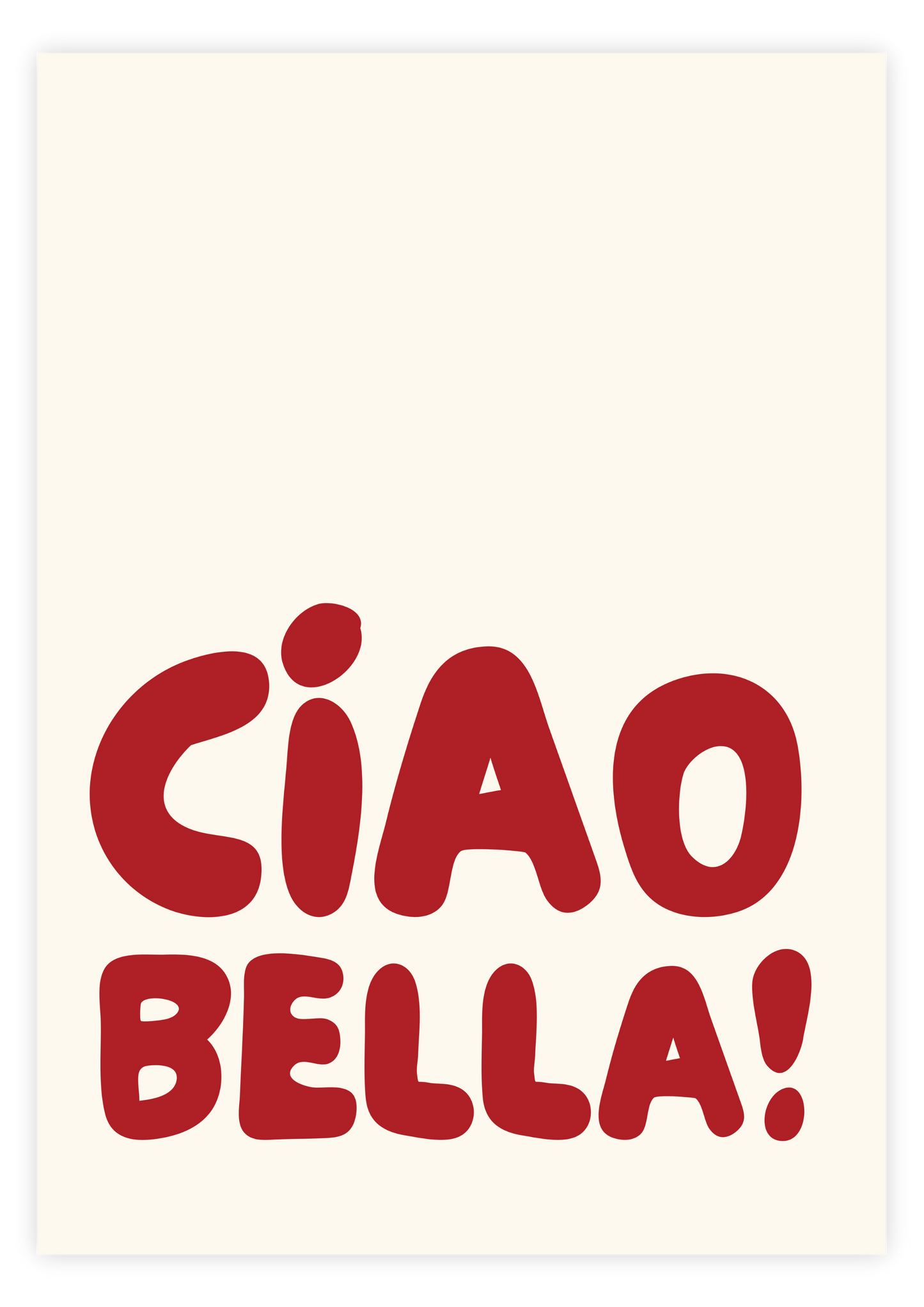 Ciao Bella !