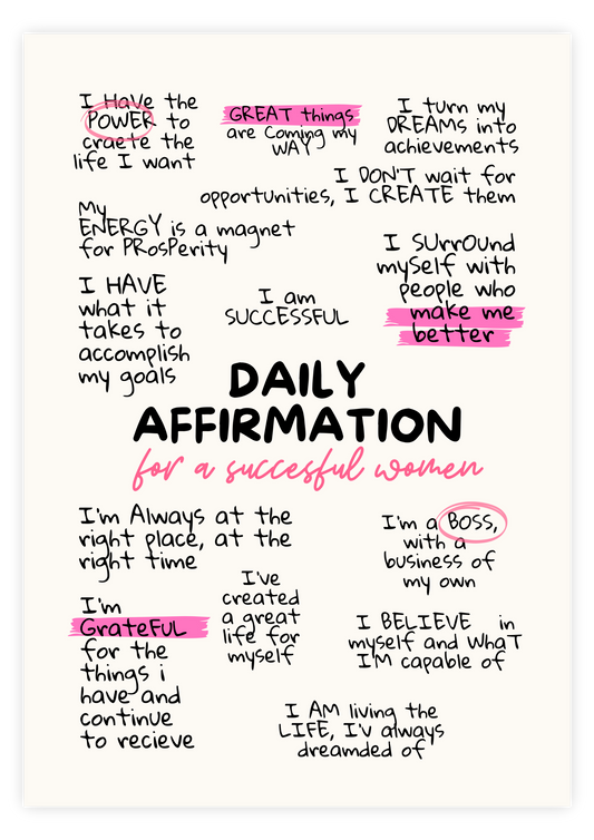 Daily Affirmation - Successful Women