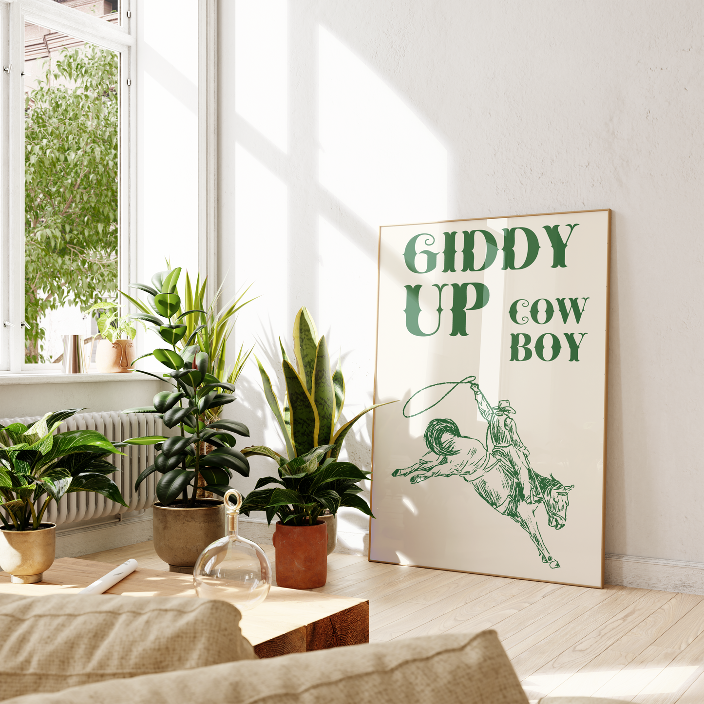 Giddy Up Cowboy - Green