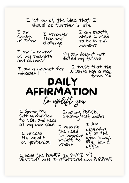 Daily Affirmation - To Uplift You