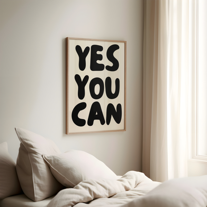 Yes You Can - Black