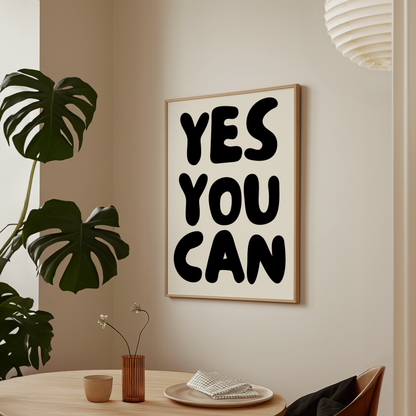 Yes You Can - Black