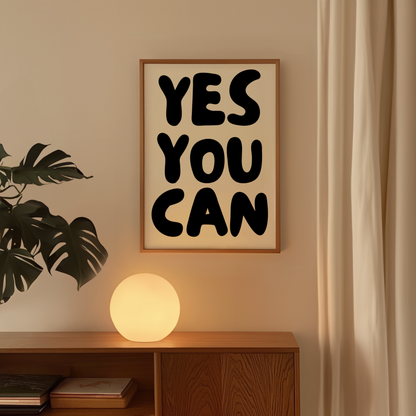 Yes You Can - Black